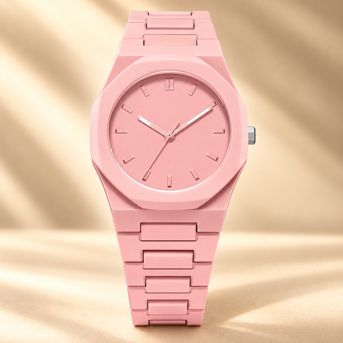 Monochrome 41mm octagonal quartz watch - view 5