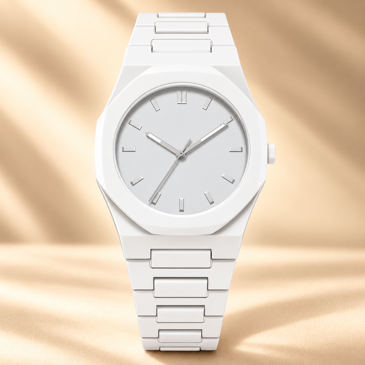Monochrome 41mm octagonal quartz watch - view 2