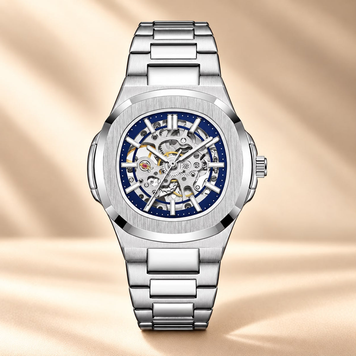 Skeleton Automatic Mechanical Watch 43mm