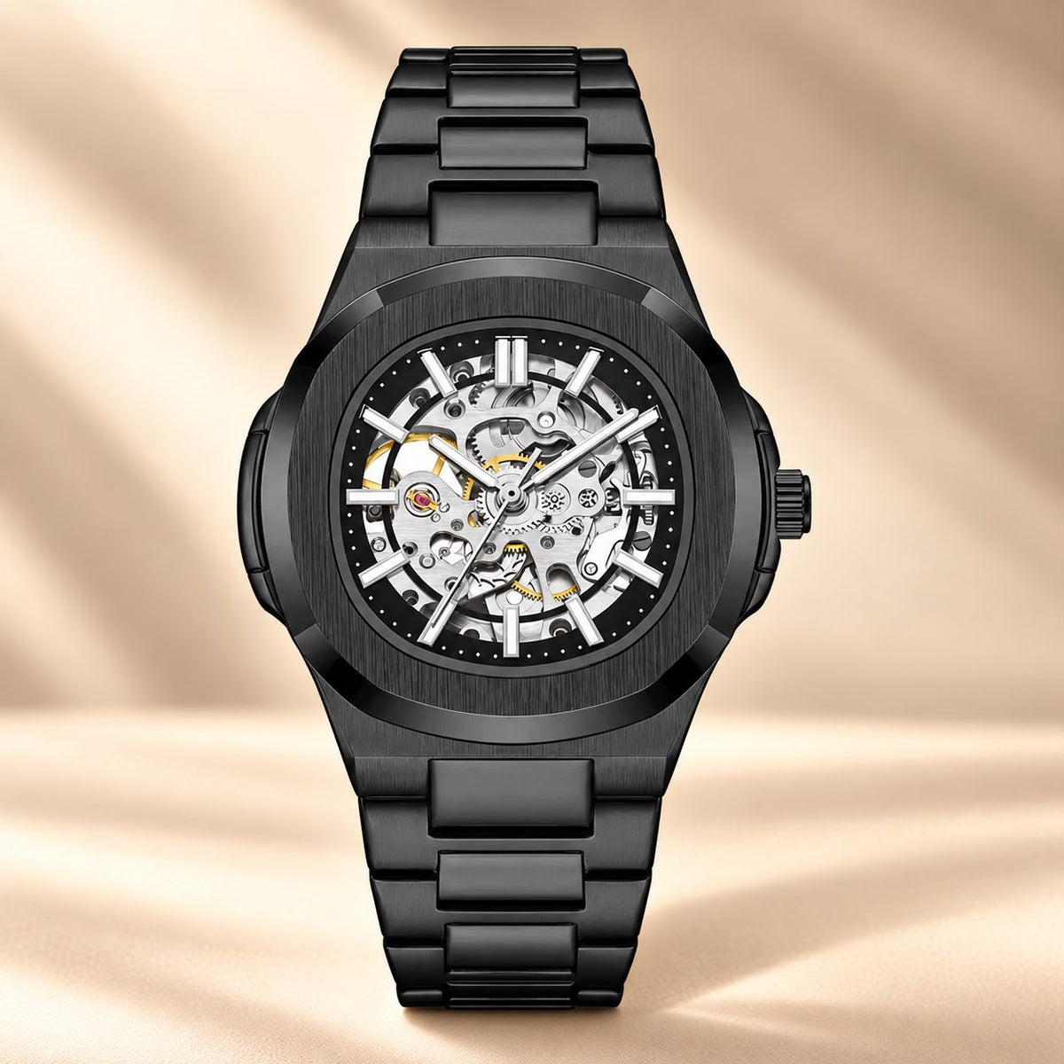 Skeleton Automatic Mechanical Watch 43mm
