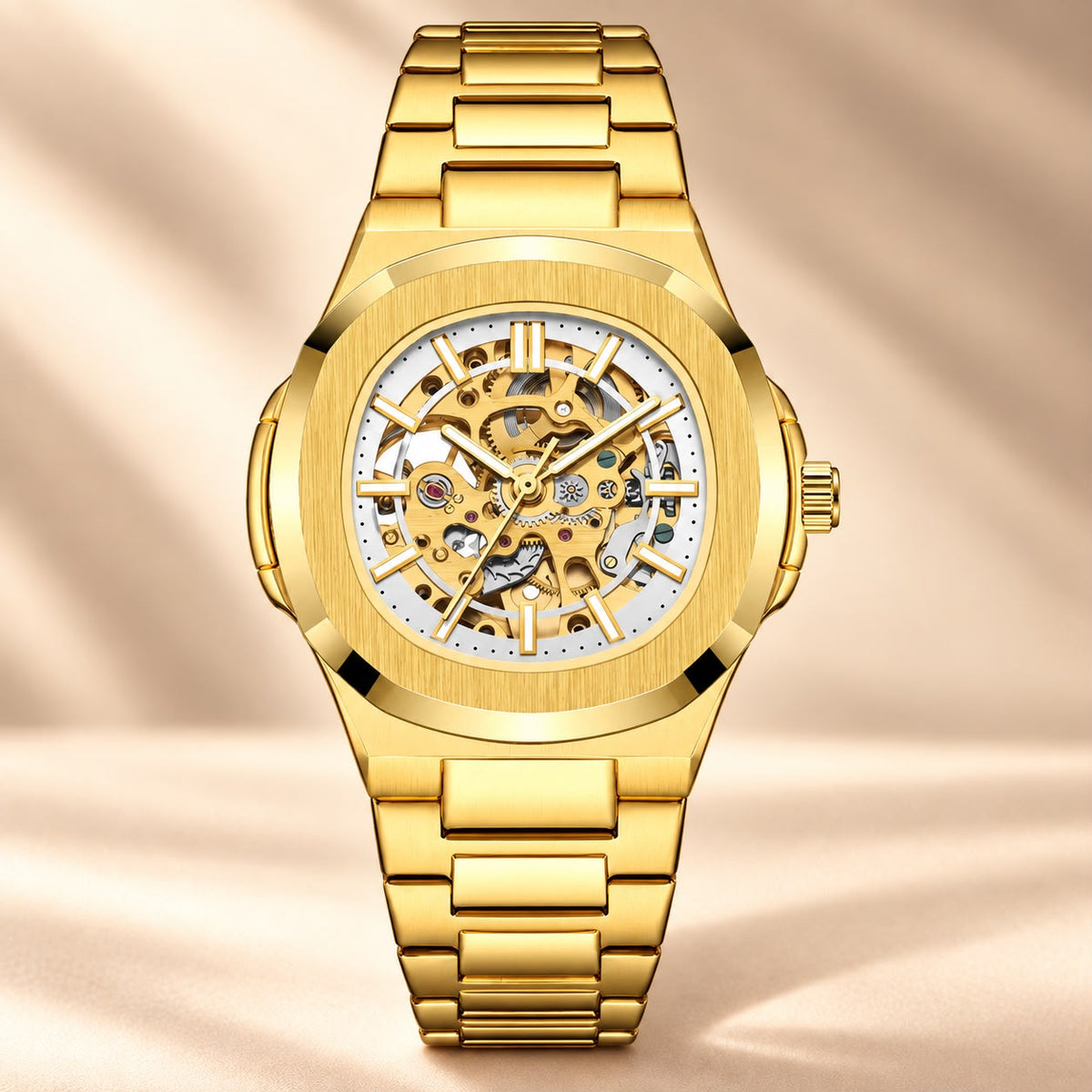 Skeleton Automatic Mechanical Watch 43mm